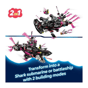DREAMZzz Nightmare Shark Submarine 71500 Building Kit (1413 Pcs)