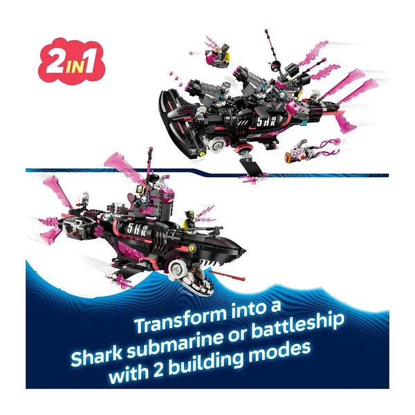 DREAMZzz Nightmare Shark Submarine 71500 Building Kit (1413 Pcs)