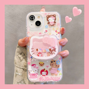 Kawaii Kitty Phone Case for iPhone 12/12pro max/13/13pro/13pro max/14/14pro/14pro max/15/15pro/15pro max/16/16pro/16pro max PN7034 - Bear Hugs