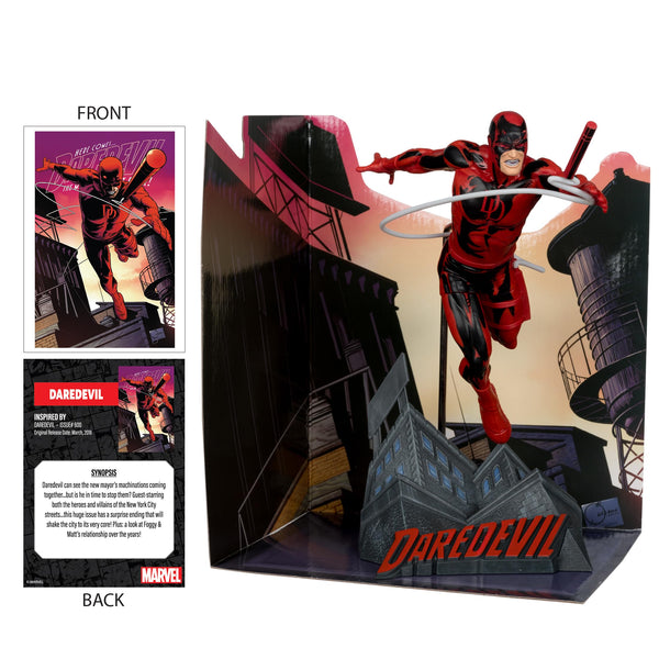 McFarlane Toys - Marvel Daredevil 1:10th Scale Collectible with Scene (Daredevil #600) - Bear Hugs