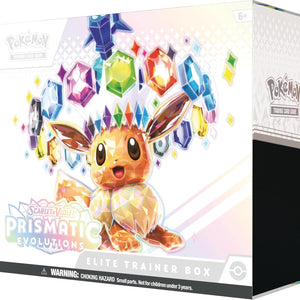 Pokemon TCG Scarlet & Violet Prismatic Evolutions Elite Trainer Box