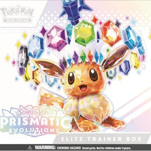 Pokemon TCG Scarlet & Violet Prismatic Evolutions Elite Trainer Box