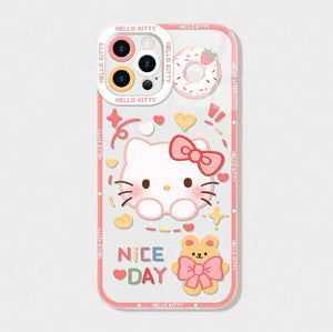 Kawaii Phone Case for iPhone 11/12/12pro max/13/13pro/13pro max/14/14pro/14pro max/15/15pro/15pro max/16/16pro/16pro max PN7055 - Bear Hugs