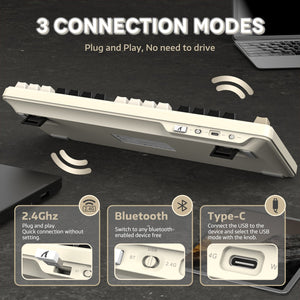 ATTACK SHARK X87 Tri-Mode Gasket Mechanical Keyboard