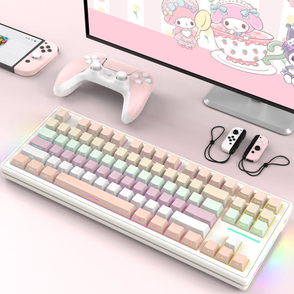 ATTACK SHARK M87 Wireless Mechanical Keyboard - Bear Hugs