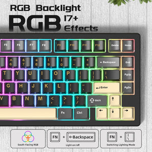 ATTACK SHARK X75 Full Aluminum Keyboard - Bear Hugs