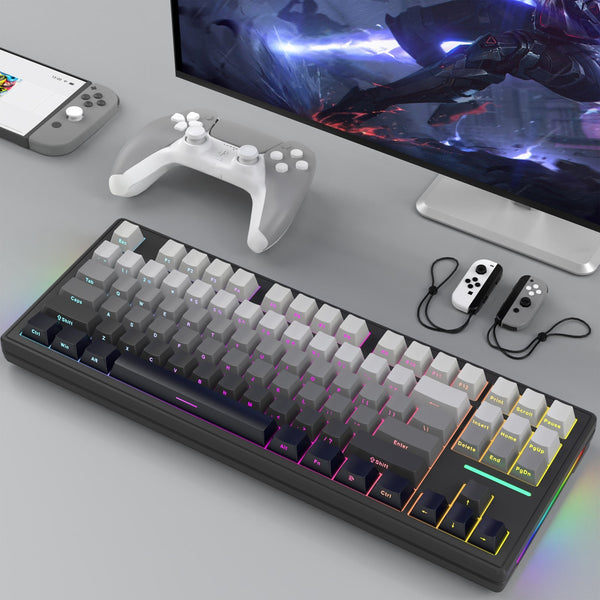 ATTACK SHARK M87 Wireless Mechanical Keyboard - Bear Hugs