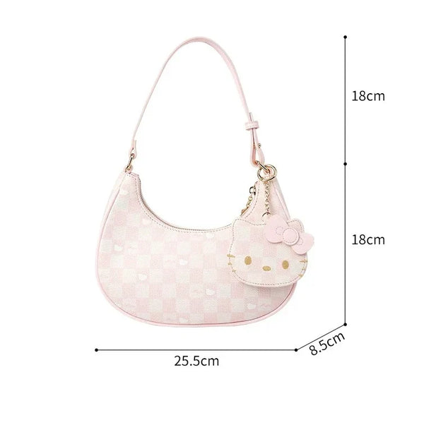 Hello Kitty Blush Pink Vanity Shoulder Bag with Mirror - Bear Hugs