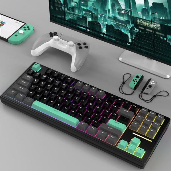 ATTACK SHARK M87 Wireless Mechanical Keyboard - Bear Hugs
