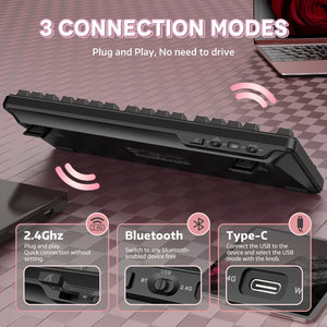 ATTACK SHARK X87 Tri-Mode Gasket Mechanical Keyboard