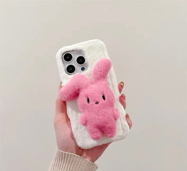 Rabbit Soft Phone Case for iPhone 11/11pro/11pro max/12/12pro/12pro max/13/13pro/13pro max/14/14pro/14plus/14pro max/15/15pro/15pro max/15plus/16/16pro/16pro max PN6863 - Bear Hugs