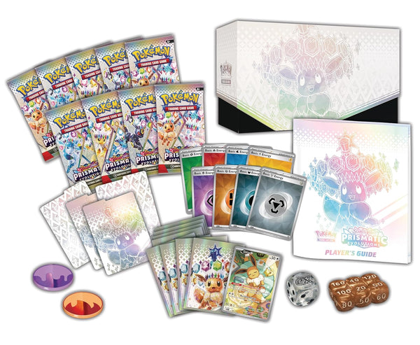 Pokemon TCG Scarlet & Violet Prismatic Evolutions Elite Trainer Box