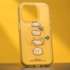 Yellow cat MagSafe case💛 - Bear Hugs