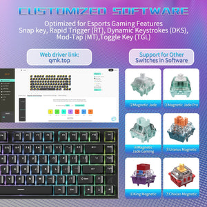 ATTACK SHARK R82 HE Magnetic Gaming Keyboard