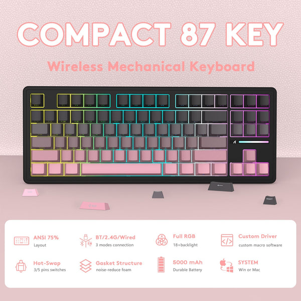 ATTACK SHARK M87 PRO Wireless Mechanical Keyboard