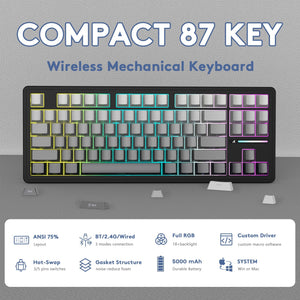 ATTACK SHARK M87 PRO Wireless Mechanical Keyboard