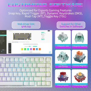ATTACK SHARK R82 HE Magnetic Gaming Keyboard