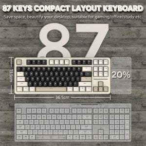 ATTACK SHARK X87 Tri-Mode Gasket Mechanical Keyboard