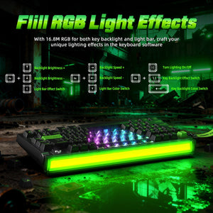 ATTACK SHARK R85 HE Rapid Trigger Keyboard