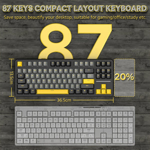ATTACK SHARK X87 Tri-Mode Gasket Mechanical Keyboard