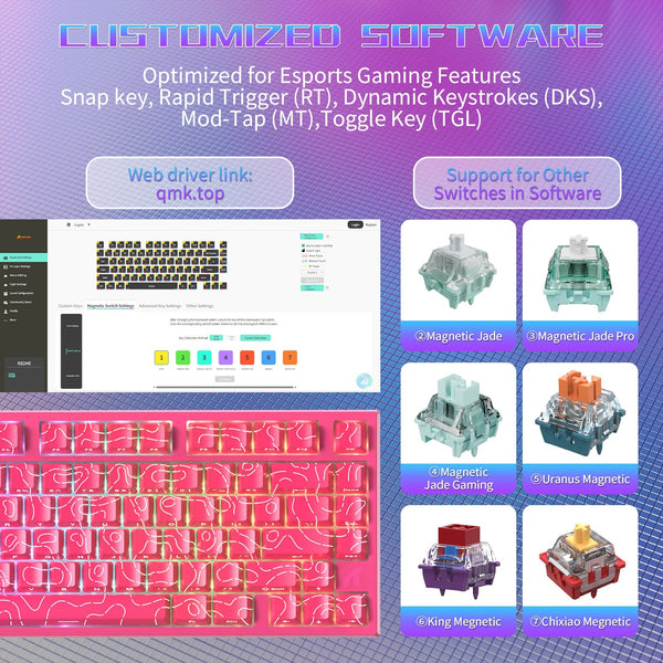 ATTACK SHARK R82 HE Magnetic Gaming Keyboard
