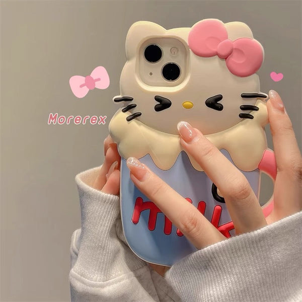 Kawaii Kitty Phone Case for iPhone 11/12/12pro max/13/13pro/13pro max/14/14pro/14pro max/15/15pro/15pro max PN6972 - Bear Hugs