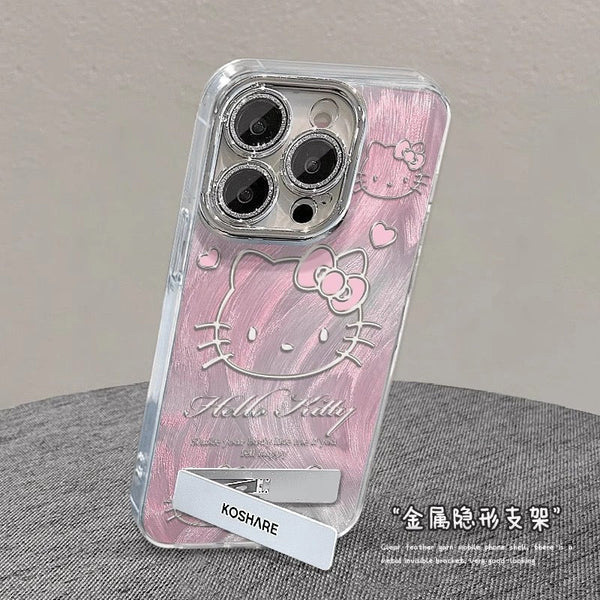 Kawaii Kitty Phone Case for iPhone 11/12/12pro max/13/13pro/13pro max/14/14pro/14pro max/15/15pro/15pro max/16/16pro/16pro max PN6989 - Bear Hugs