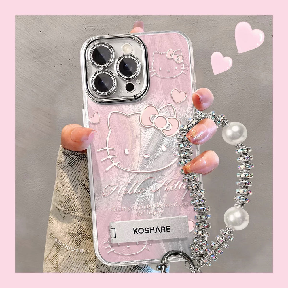 Kawaii Kitty Phone Case for iPhone 11/12/12pro max/13/13pro/13pro max/14/14pro/14pro max/15/15pro/15pro max/16/16pro/16pro max PN6989 - Bear Hugs