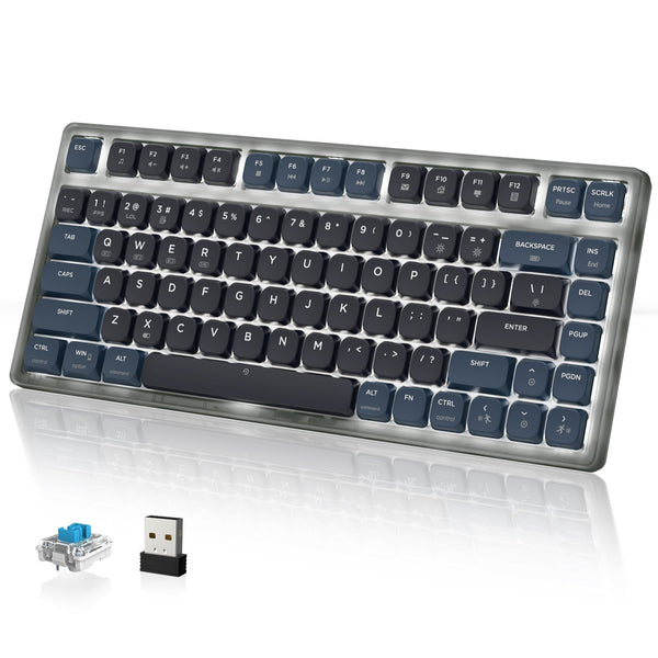 ATTACK SHARK x AJAZZ AK832 Mechanical Keyboard - Bear Hugs