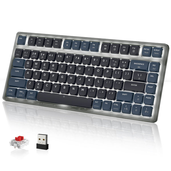 ATTACK SHARK x AJAZZ AK832 Mechanical Keyboard - Bear Hugs
