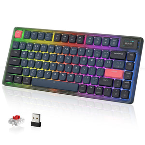 ATTACK SHARK x AJAZZ AK832 Mechanical Keyboard - Bear Hugs