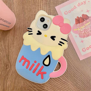 Kawaii Kitty Phone Case for iPhone 11/12/12pro max/13/13pro/13pro max/14/14pro/14pro max/15/15pro/15pro max PN6972 - Bear Hugs
