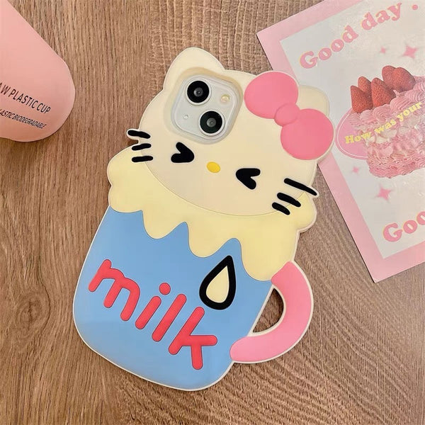 Kawaii Kitty Phone Case for iPhone 11/12/12pro max/13/13pro/13pro max/14/14pro/14pro max/15/15pro/15pro max PN6972 - Bear Hugs