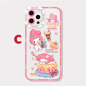Kawaii Phone Case for iPhone 11/12/12pro max/13/13pro/13pro max/14/14pro/14pro max/15/15pro/15pro max/16/16pro/16pro max PN7055 - Bear Hugs