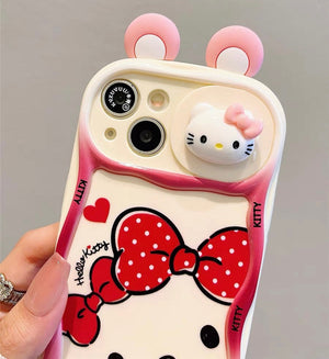 Kawaii Kitty Phone Case for iPhone 11/12/12pro max/13/13pro/13pro max/14/14pro/14pro max/15/15pro/15pro max/16/16pro/16pro max PN6980 - Bear Hugs