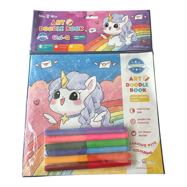 WonderRealm Dual Sided Doodle Book