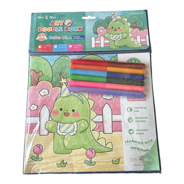 WonderRealm Dual Sided Doodle Book