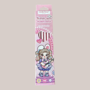 Dreamy Girly HB Pencils (Set of 12)