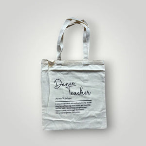 Typography Canvas Minimalist Tote