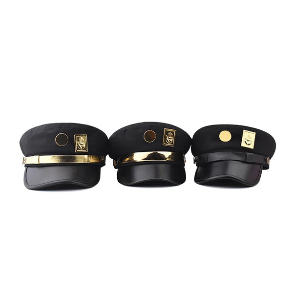 JoJo's Bizarre Adventure Jotaro Kujo Captain Chain Hat - Bear Hugs
