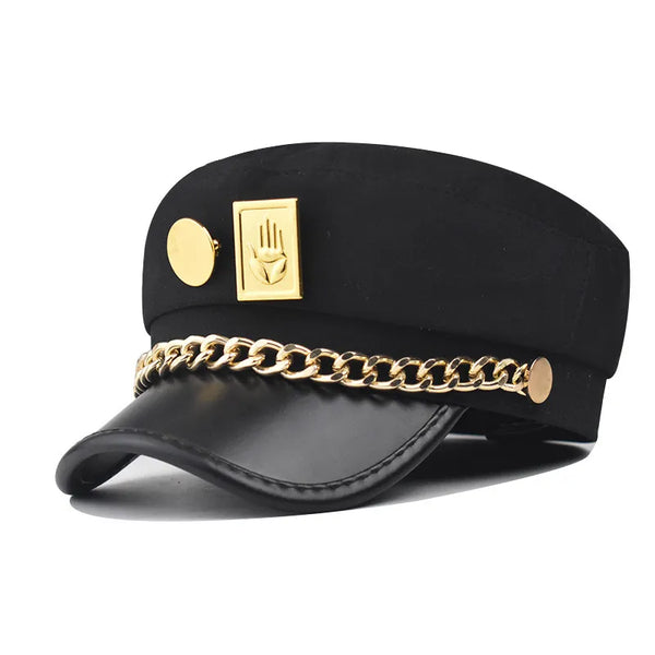 JoJo's Bizarre Adventure Jotaro Kujo Captain Chain Hat - Bear Hugs
