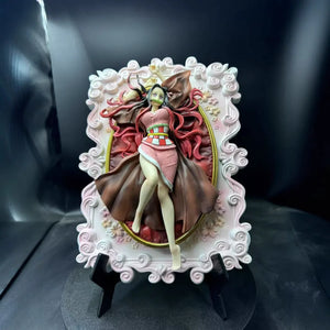 Nezuko 3D Waifu Frame Center Figure (33 cm)