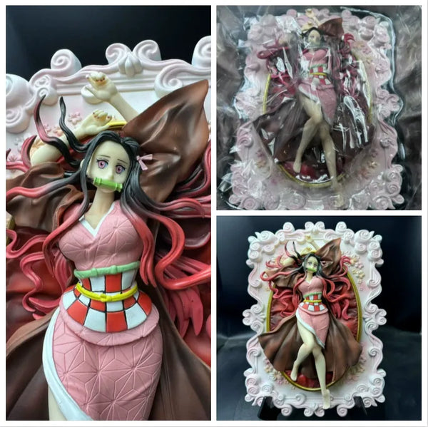 Nezuko 3D Waifu Frame Center Figure (33 cm)