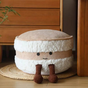 JC Bread Shaped Pouf Footstool