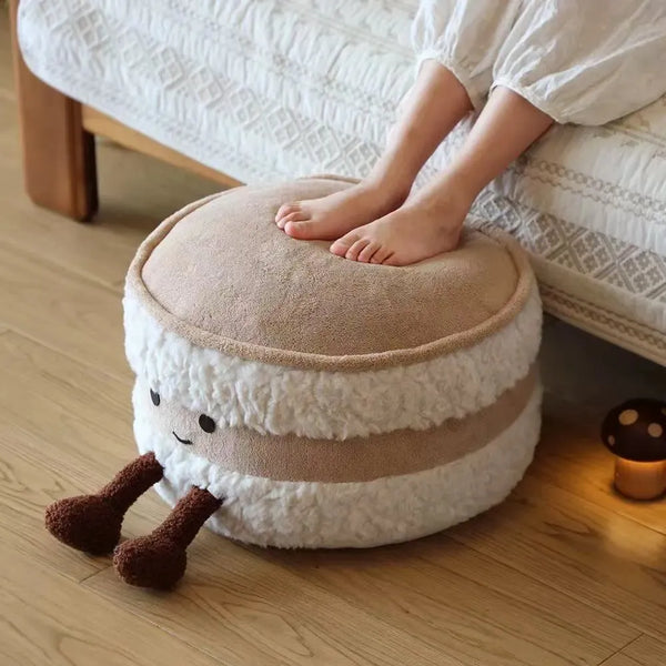 JC Bread Shaped Pouf Footstool