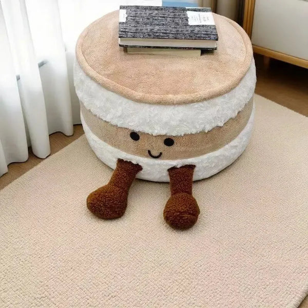 JC Bread Shaped Pouf Footstool