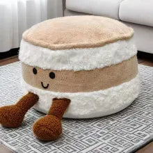 JC Bread Shaped Pouf Footstool
