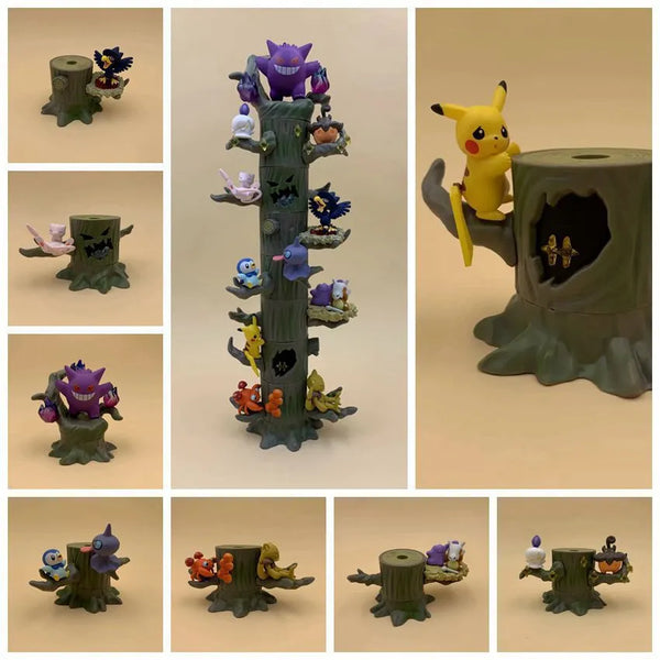 Pokémon Forest Tree Stump Blind Box Figurine