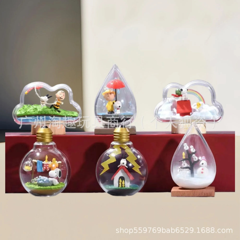 Peanuts Weather Bottle Blind Box Figurine