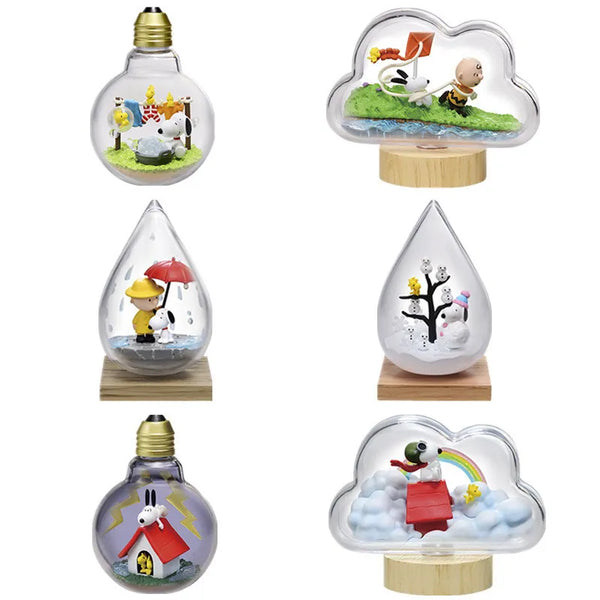 Peanuts Weather Bottle Blind Box Figurine